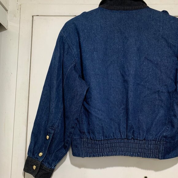 VINTAGE THALIE DENIM BLUE JACKETS SIZE M - Picture 8 of 10